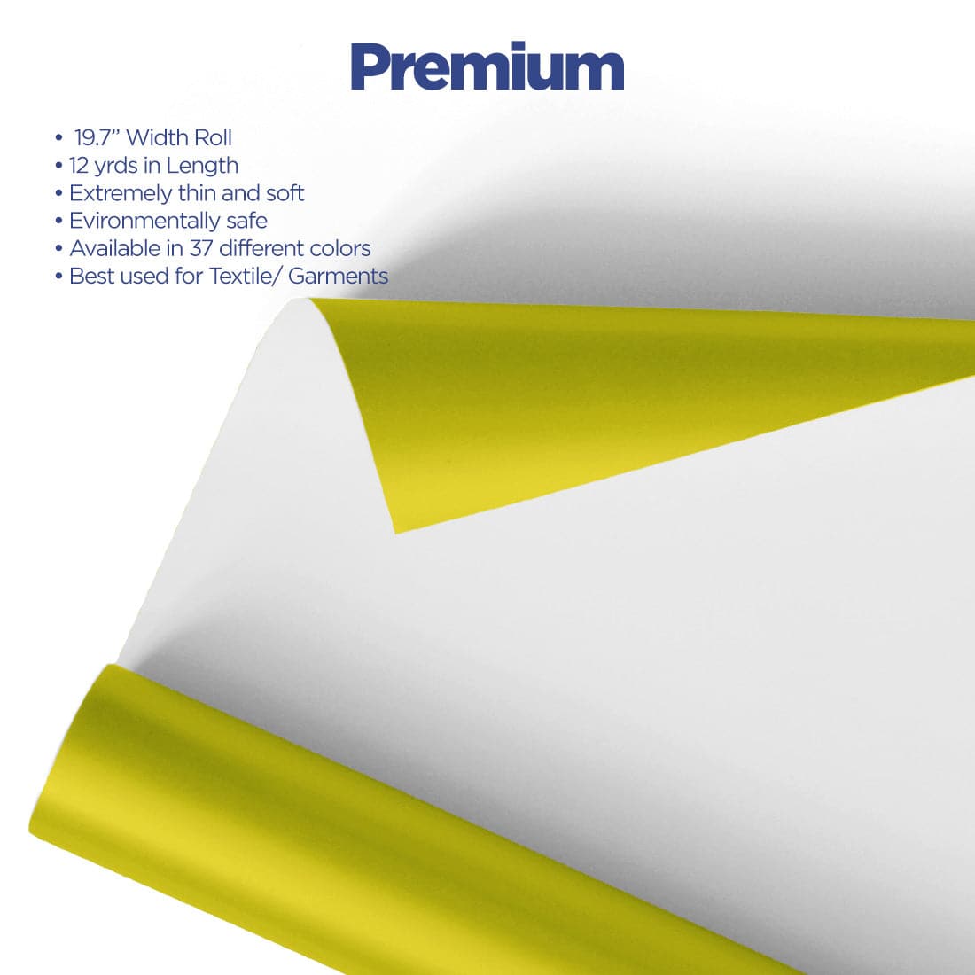 Multicut™ Premium Vinyl Roll 19.7" x 30, 27, 12, 6 Yards - Joto Imaging Supplies US